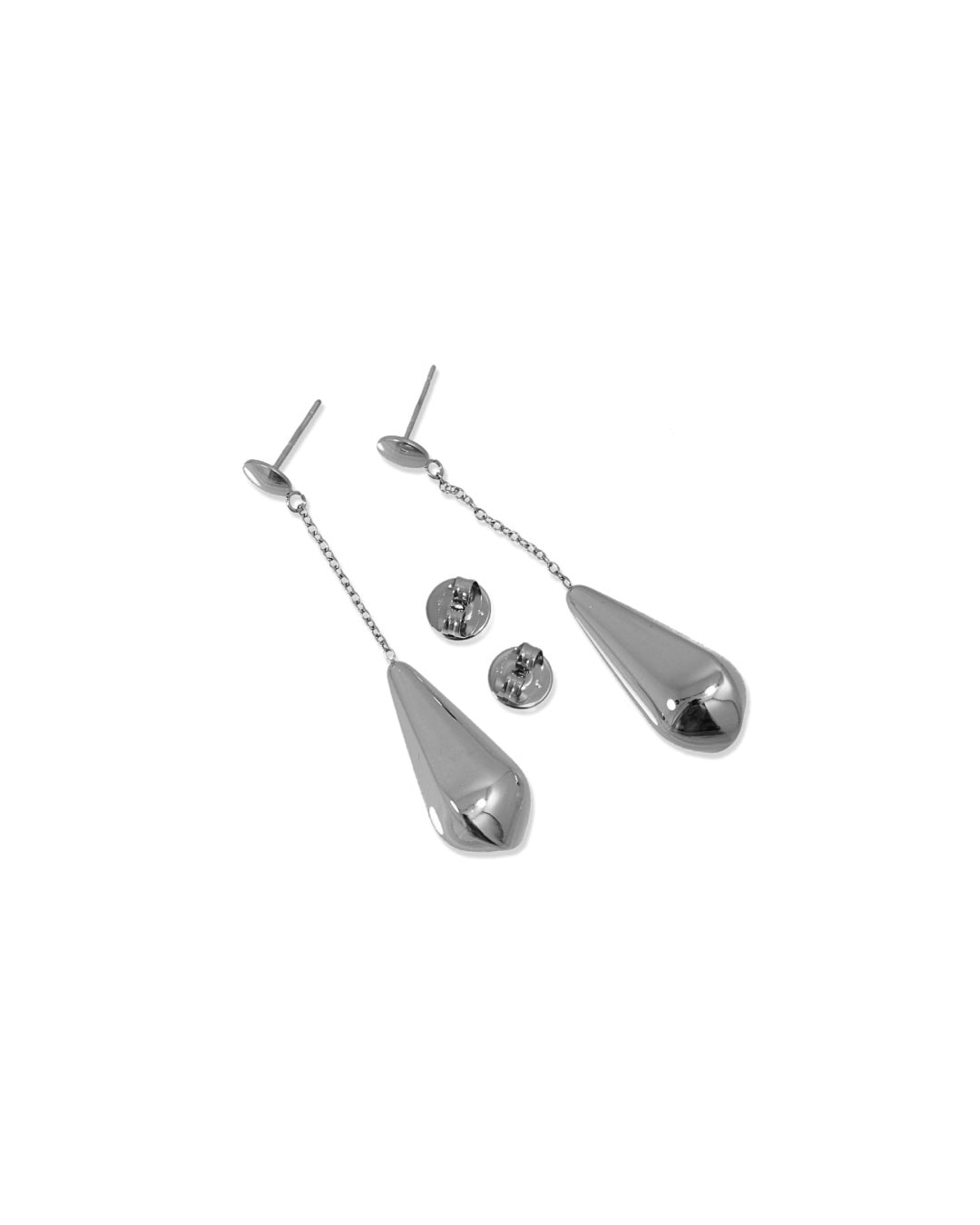 Steel Drop Dangle Stud Earrings | Anartxy