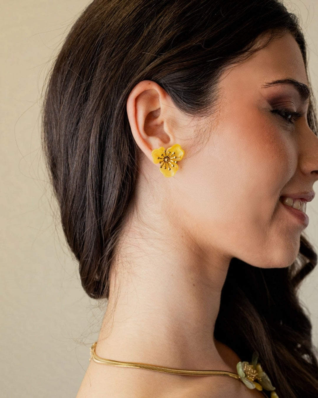 Steel Flower Stud Earrings | Bloom | Anartxy