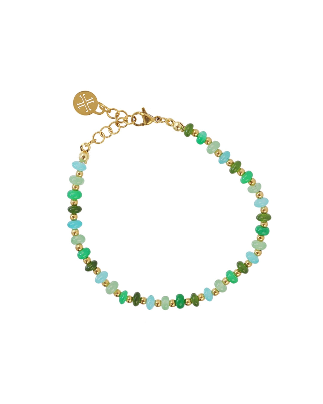 Steel Glass Bead Bracelet | Anartxy