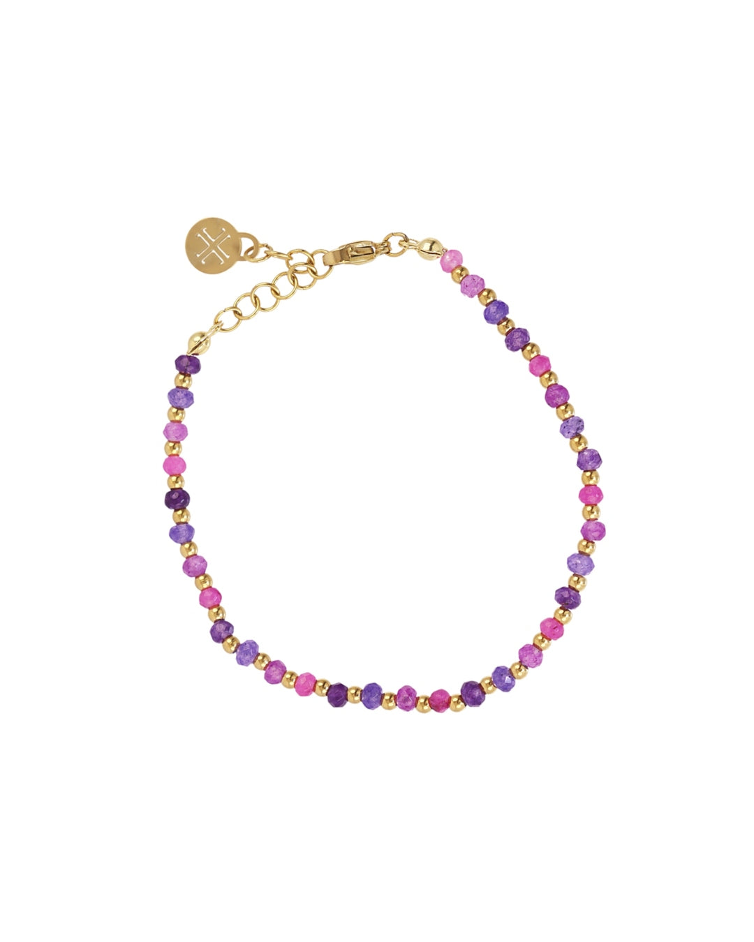 Steel Glass Bead Bracelet | Anartxy