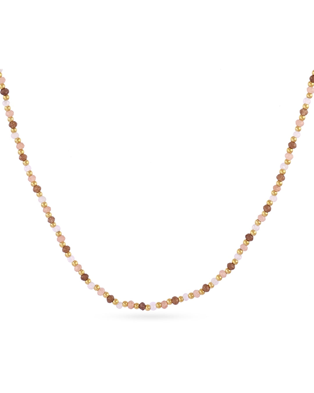 Steel Glass Bead Necklace | Anartxy