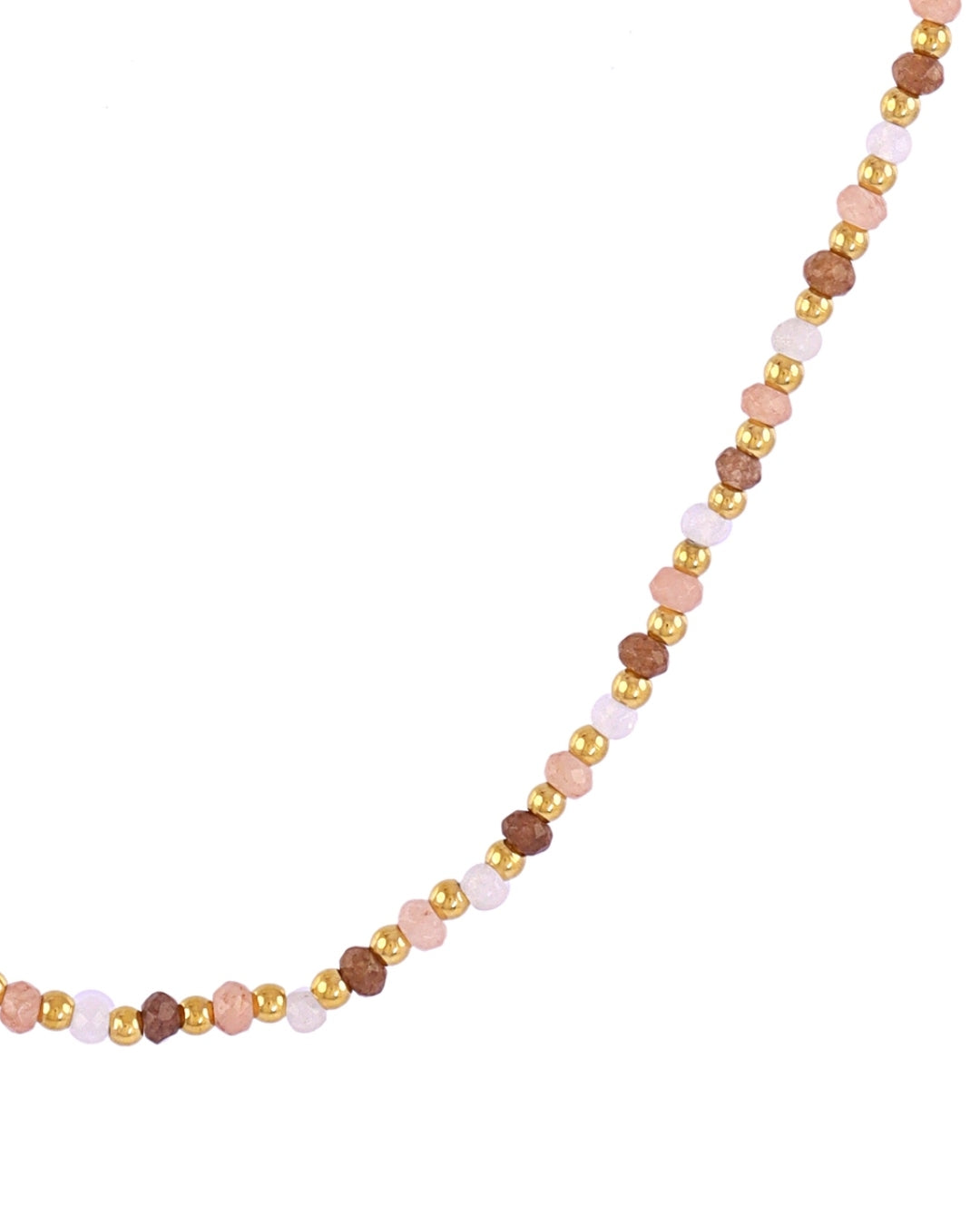 Steel Glass Bead Necklace | Anartxy