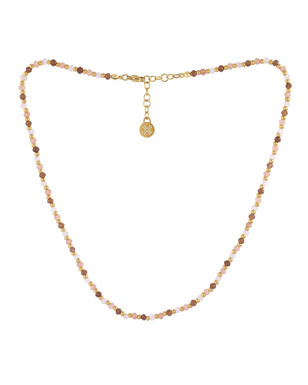 Steel Glass Bead Necklace | Anartxy