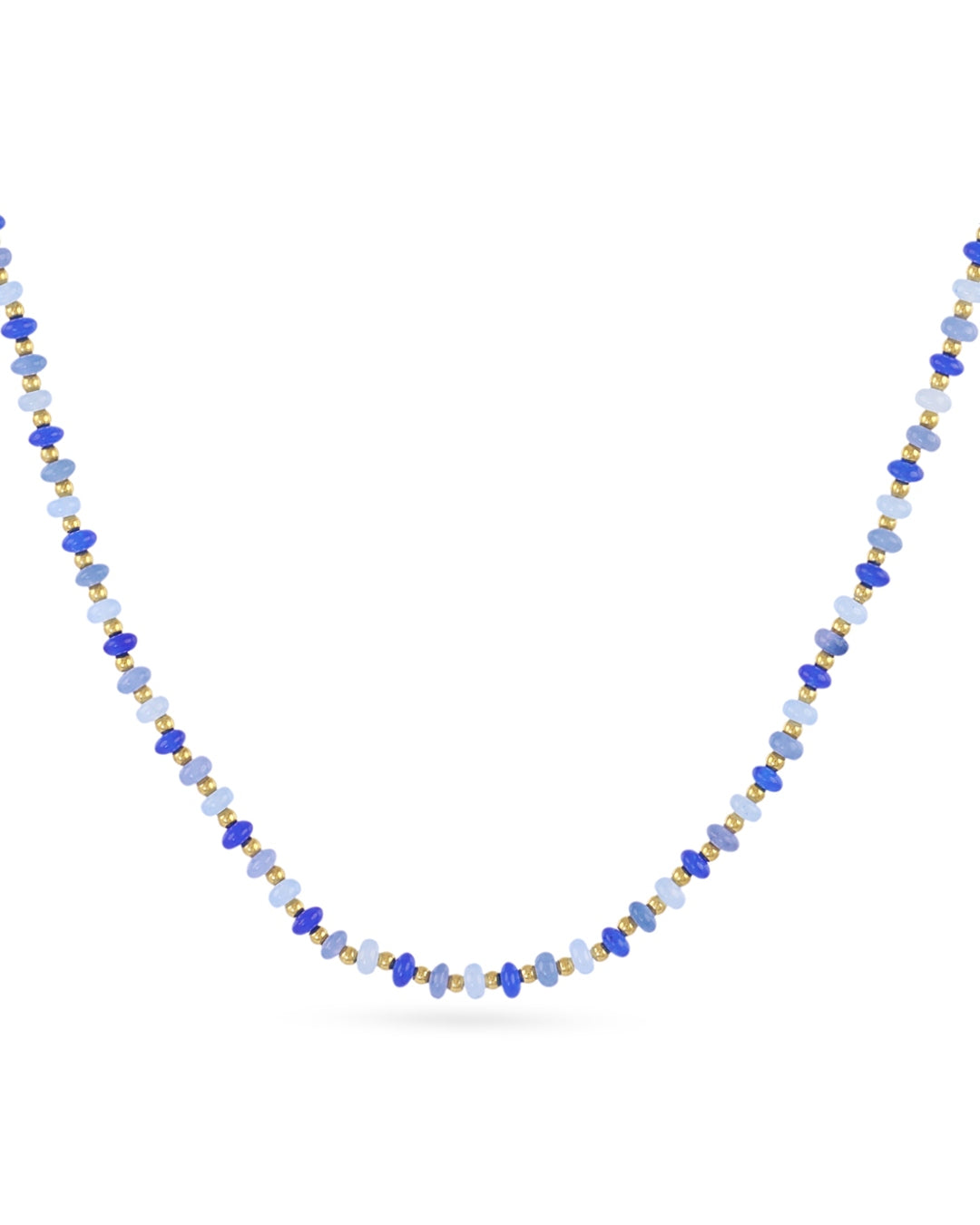 Steel Glass Bead Necklace | Anartxy