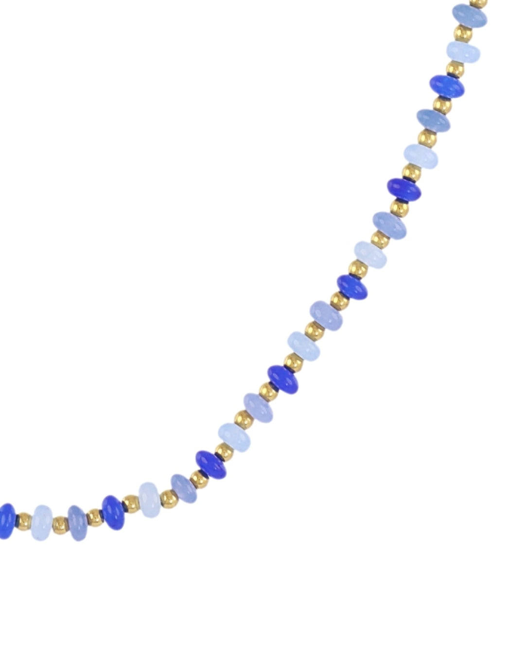 Steel Glass Bead Necklace | Anartxy