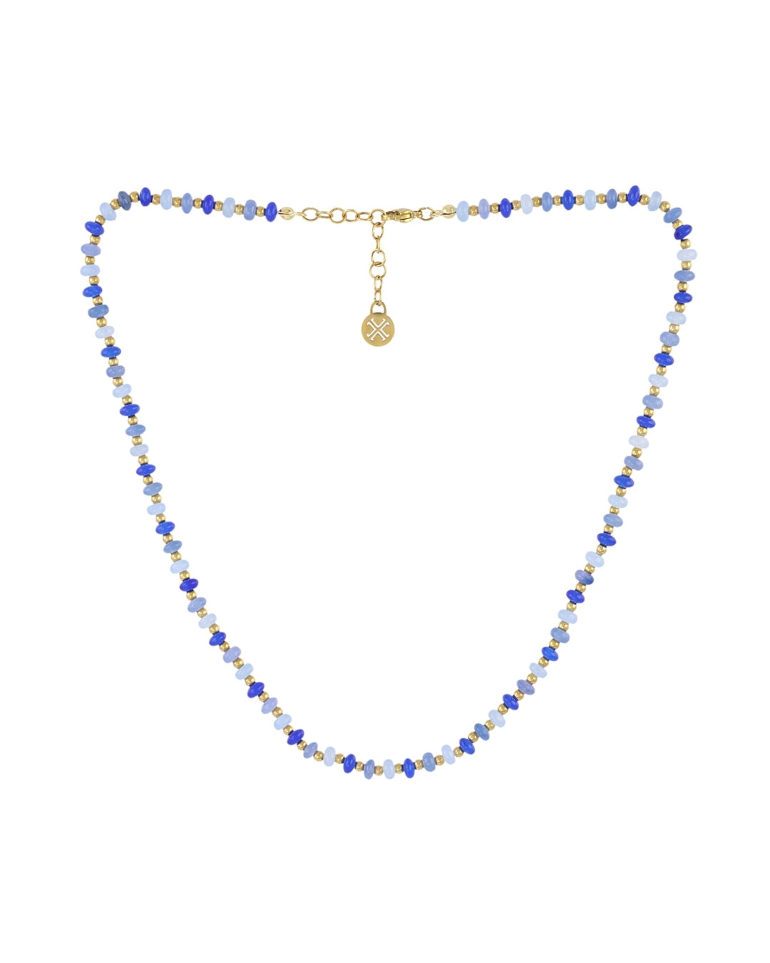 Steel Glass Bead Necklace | Anartxy