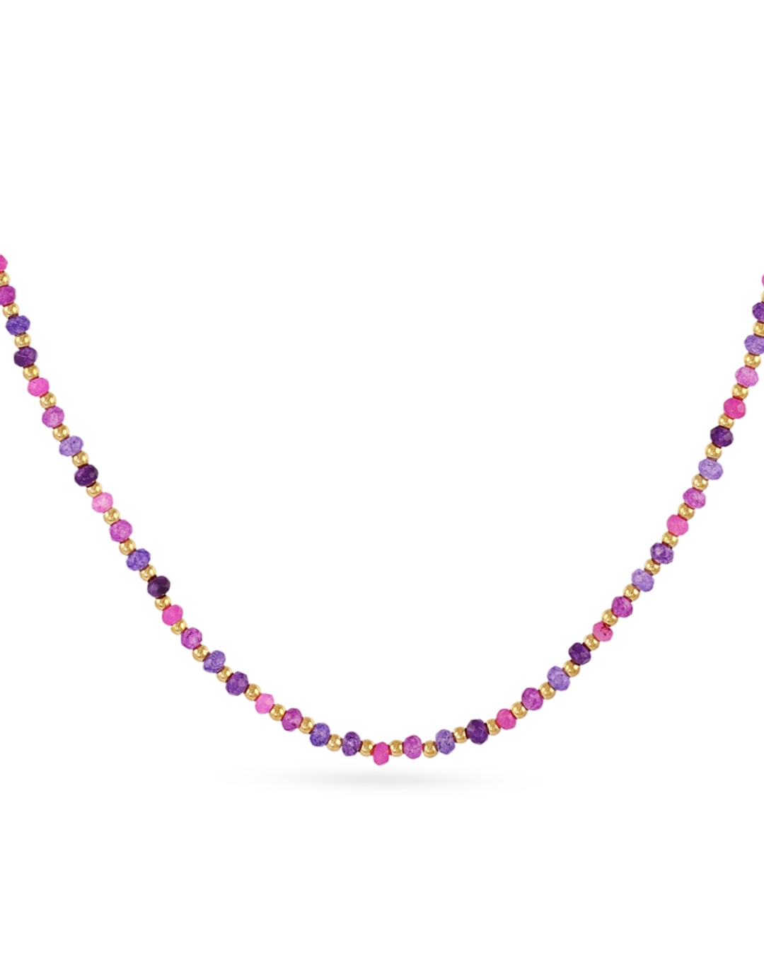 Steel Glass Bead Necklace | Anartxy