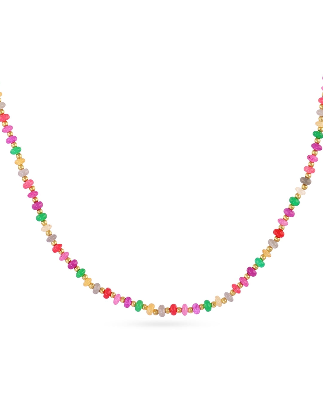 Steel Glass Bead Necklace | Anartxy