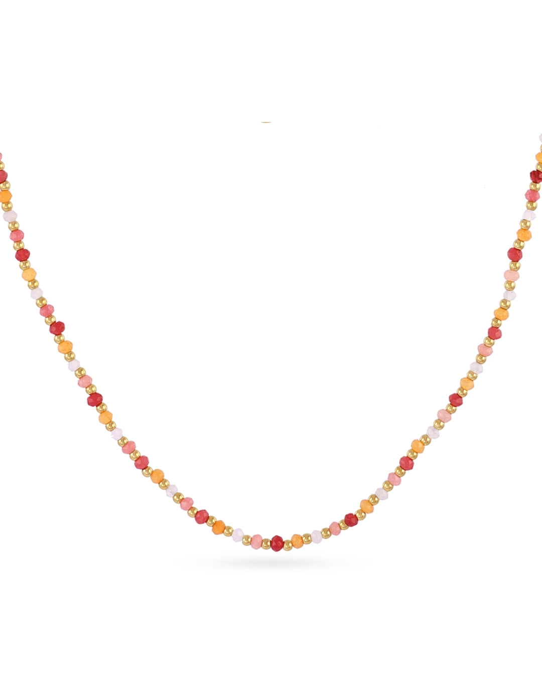 Steel Glass Bead Necklace | Anartxy