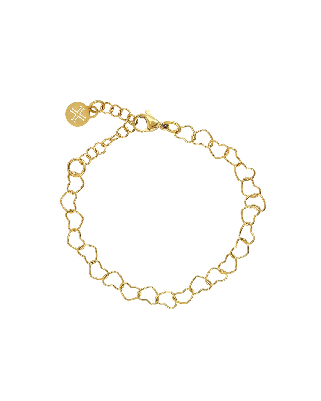 Steel Heart Link Bracelet | Anartxy