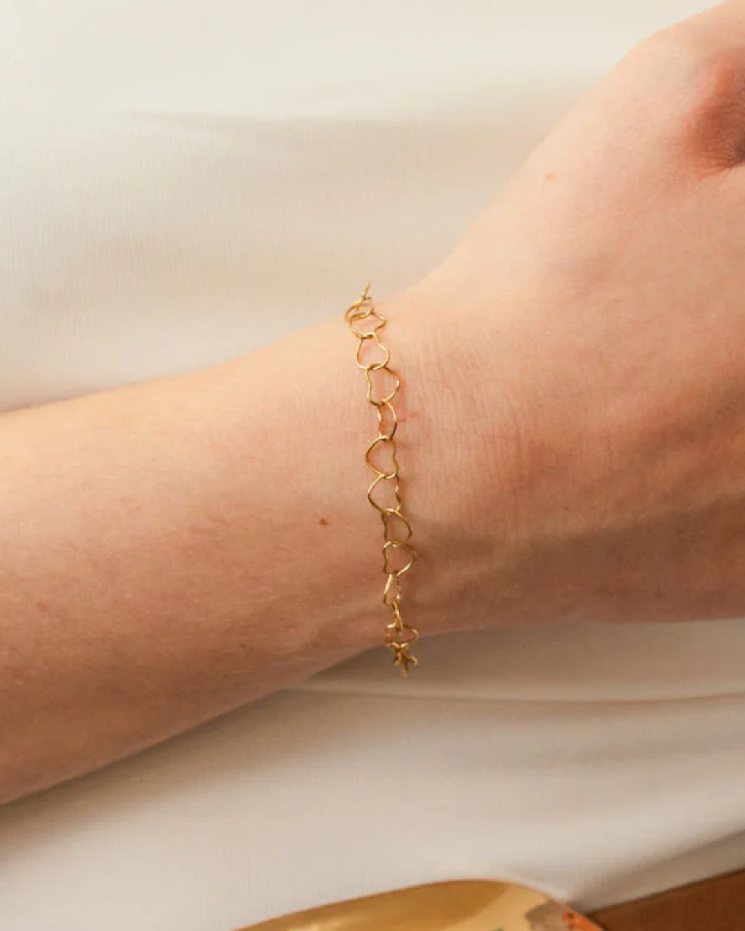 Steel Heart Link Bracelet | Anartxy