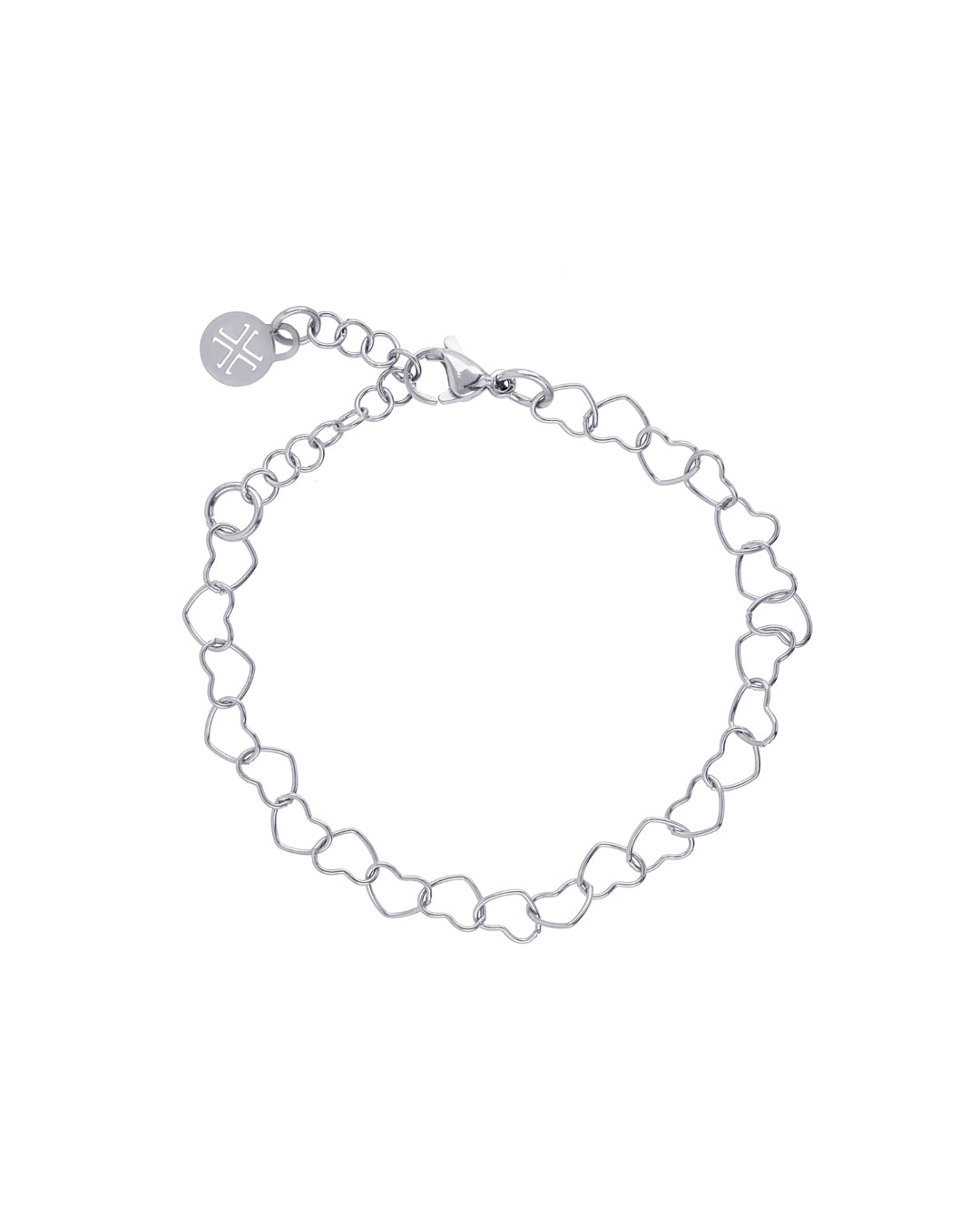 Steel Heart Link Bracelet | Anartxy
