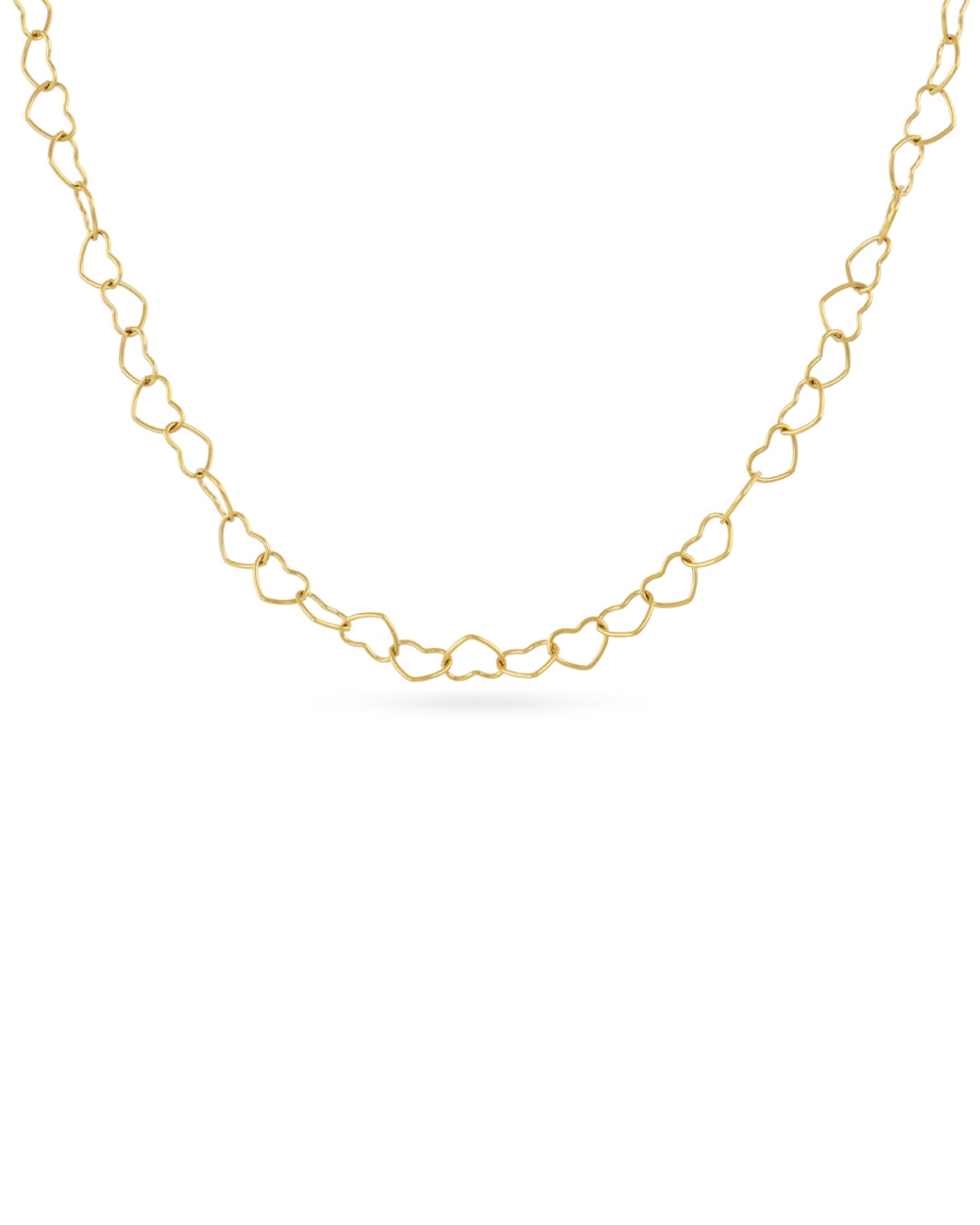 Steel Heart Link Necklace | Anartxy