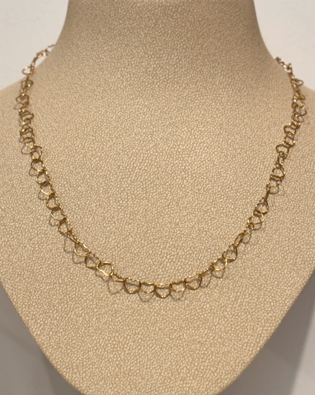 Steel Heart Link Necklace | Anartxy