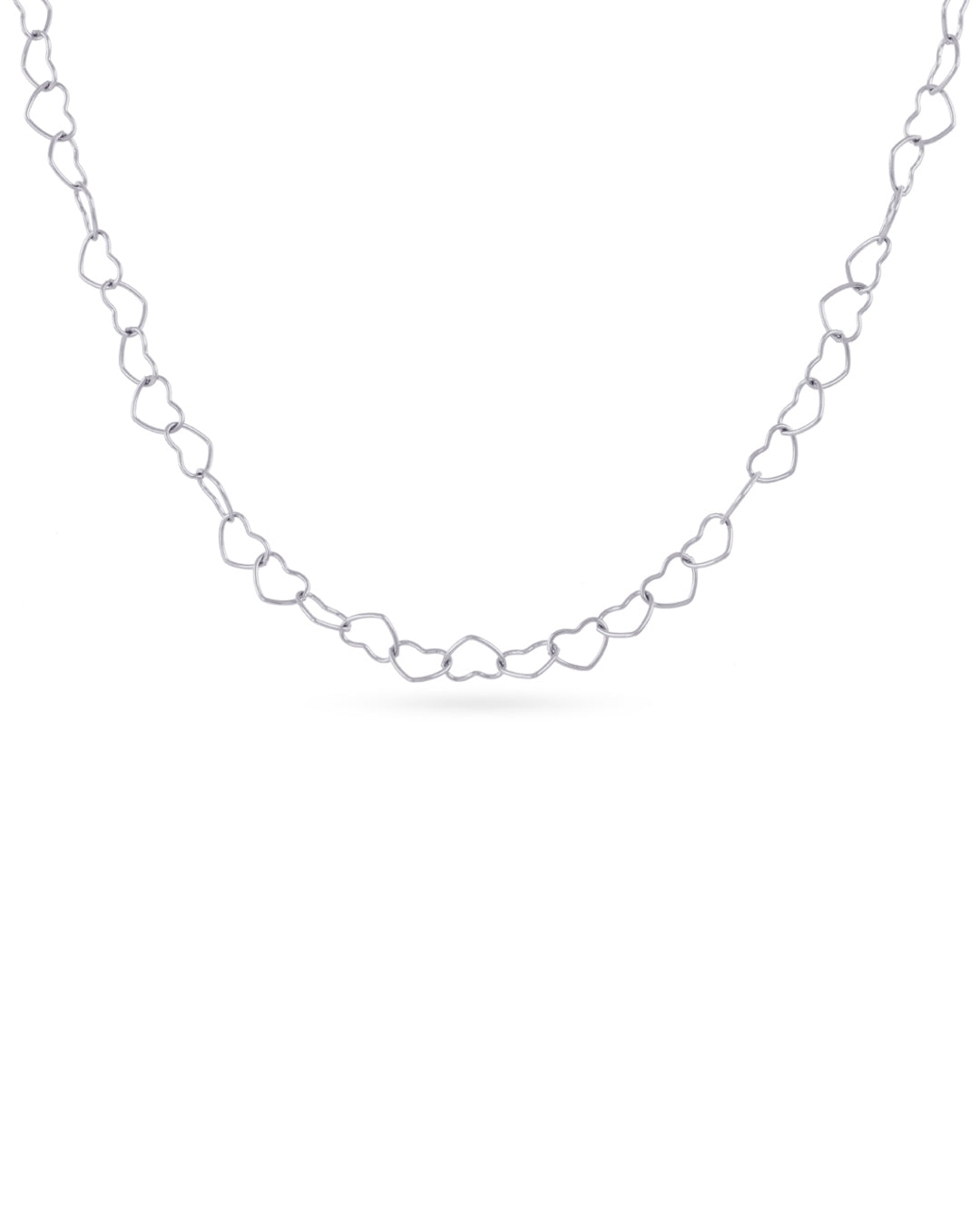 Steel Heart Link Necklace | Anartxy