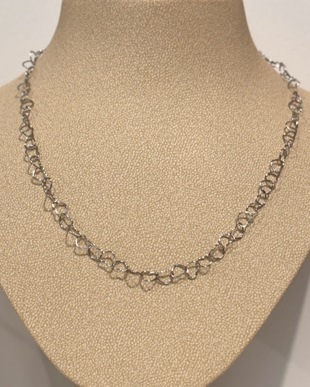 Steel Heart Link Necklace | Anartxy