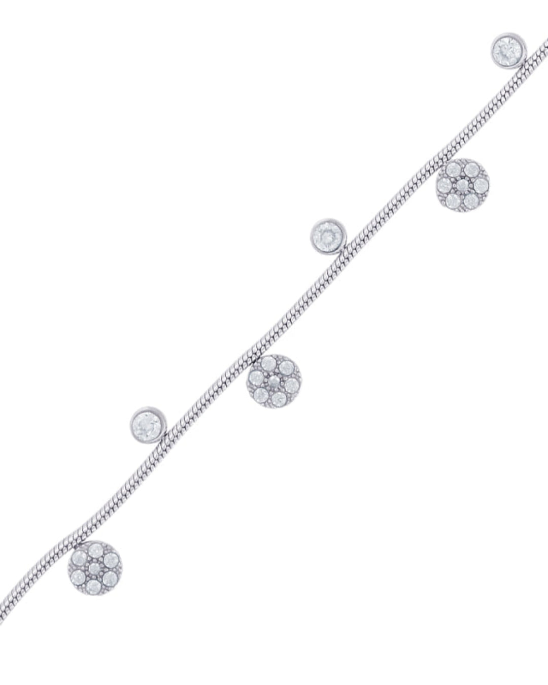 Steel Multi Circle Charm Bracelet | Anartxy