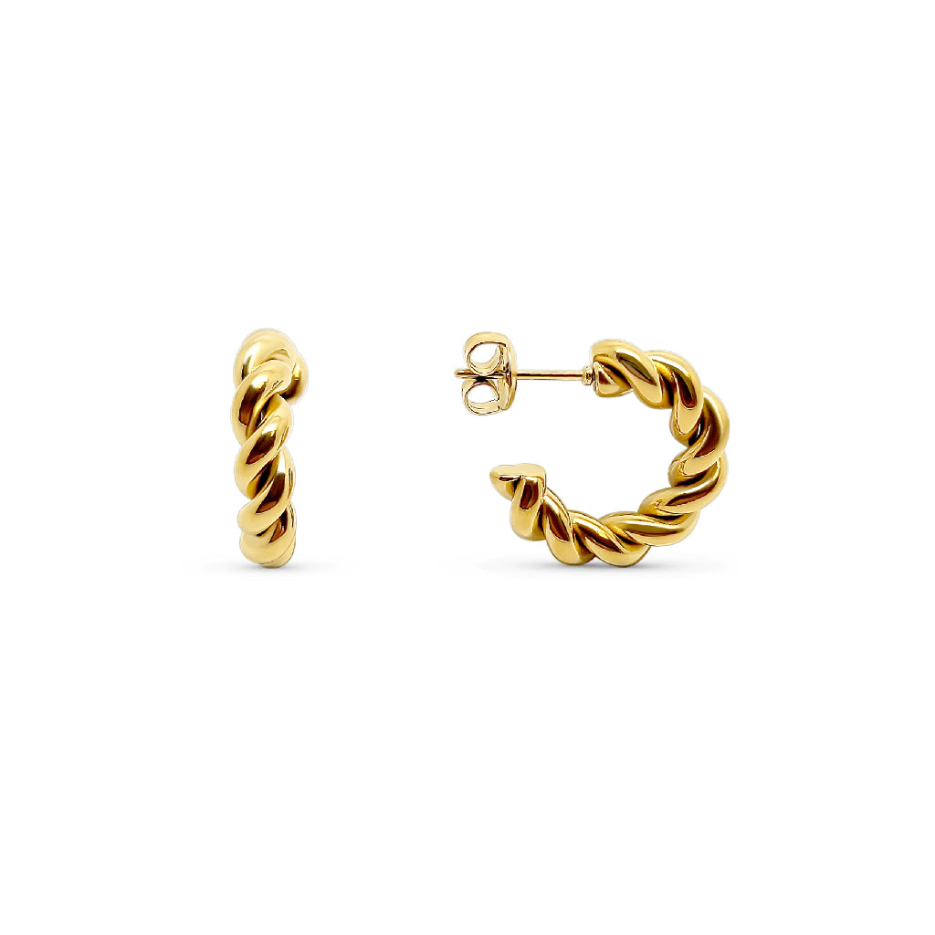 Steel Rope Hoop Earrings | Letti