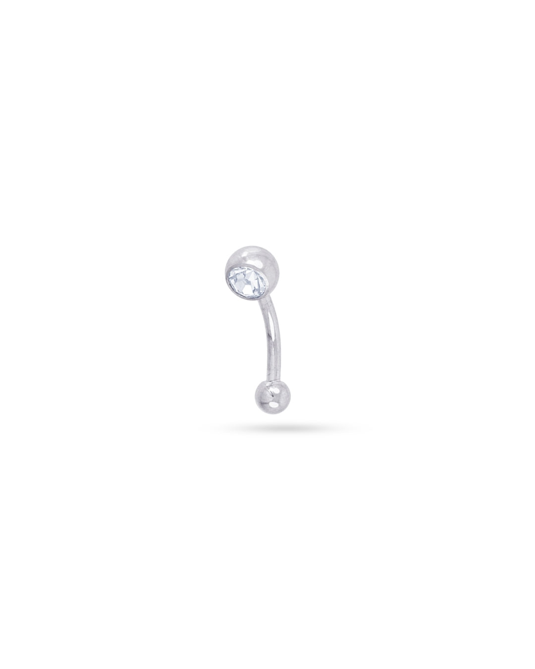 Steel Round Ball Back Belly Button Piercing | Anartxy