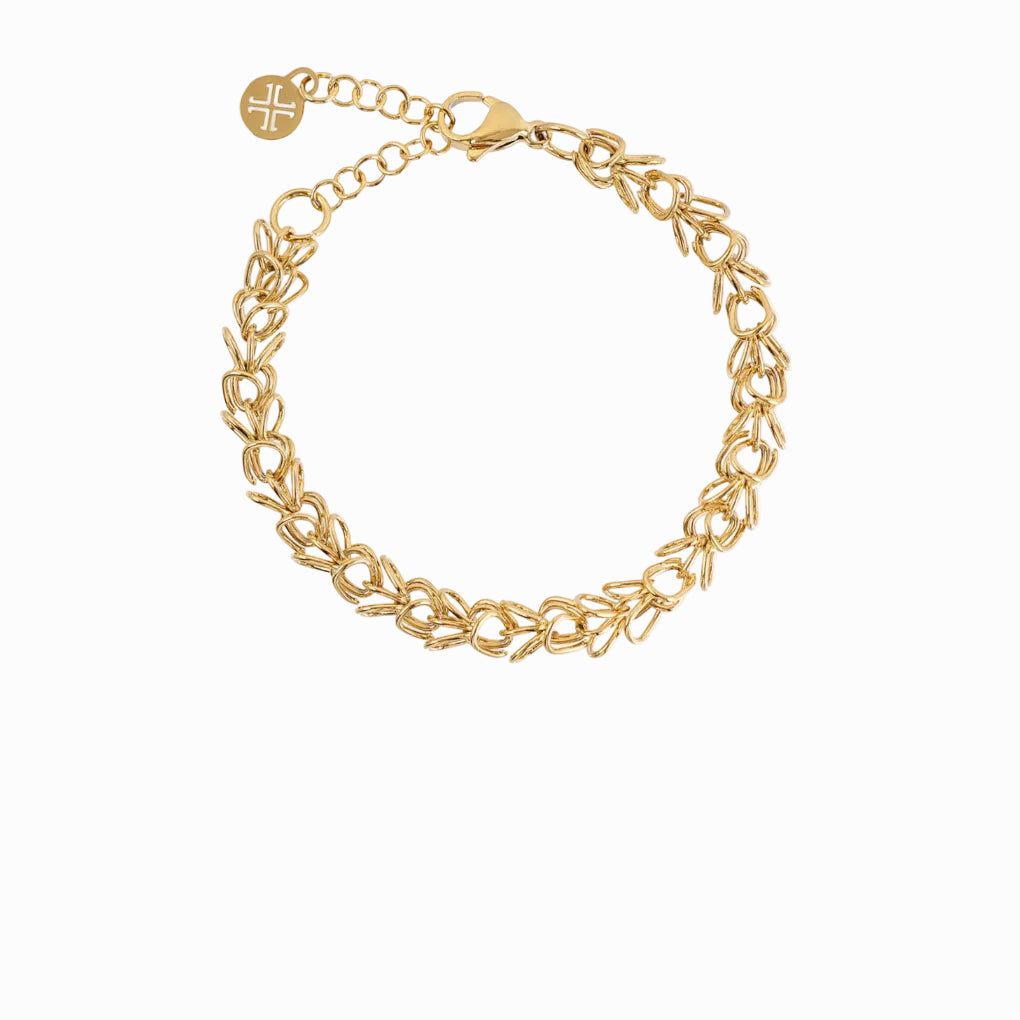 Steel Multi Loop Chain Bracelet | Anartxy