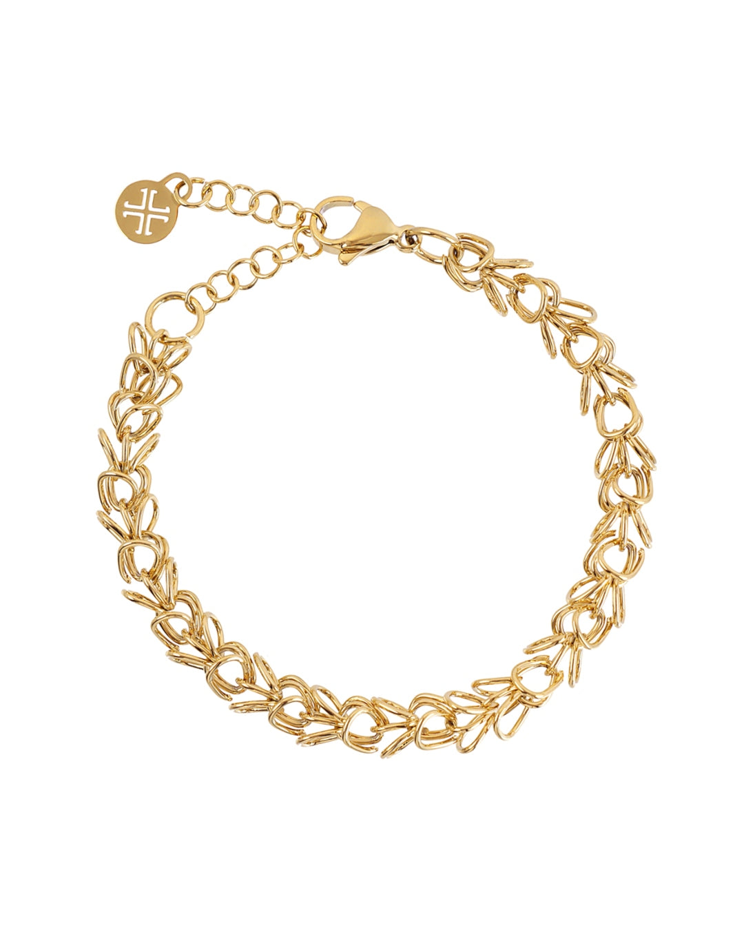 Steel Multi Loop Chain Bracelet | Anartxy