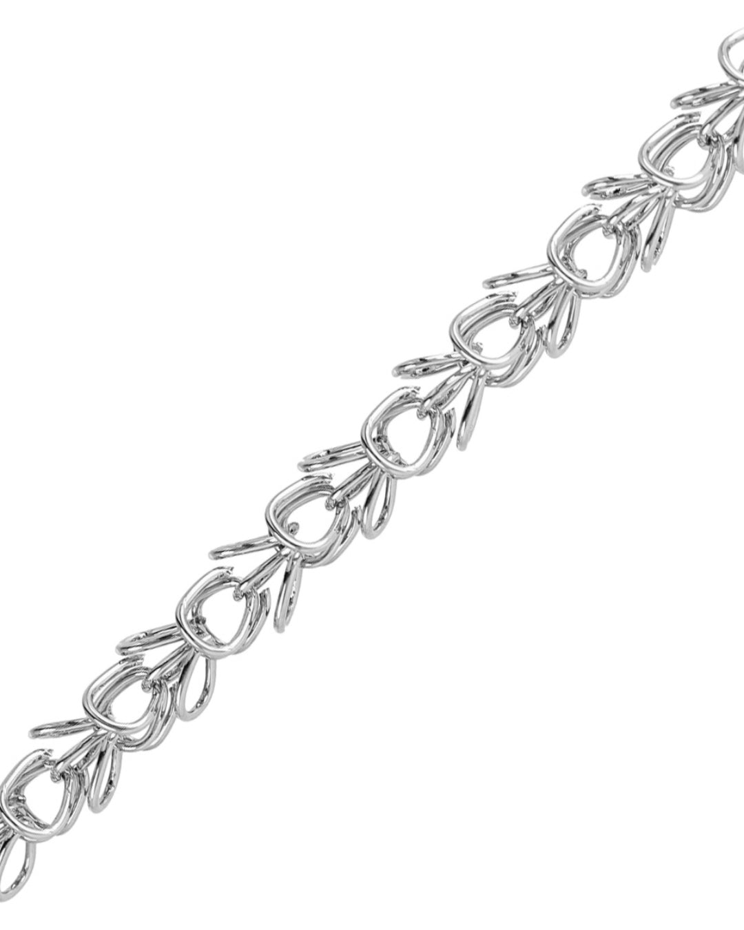 Steel Multi Loop Chain Bracelet | Anartxy