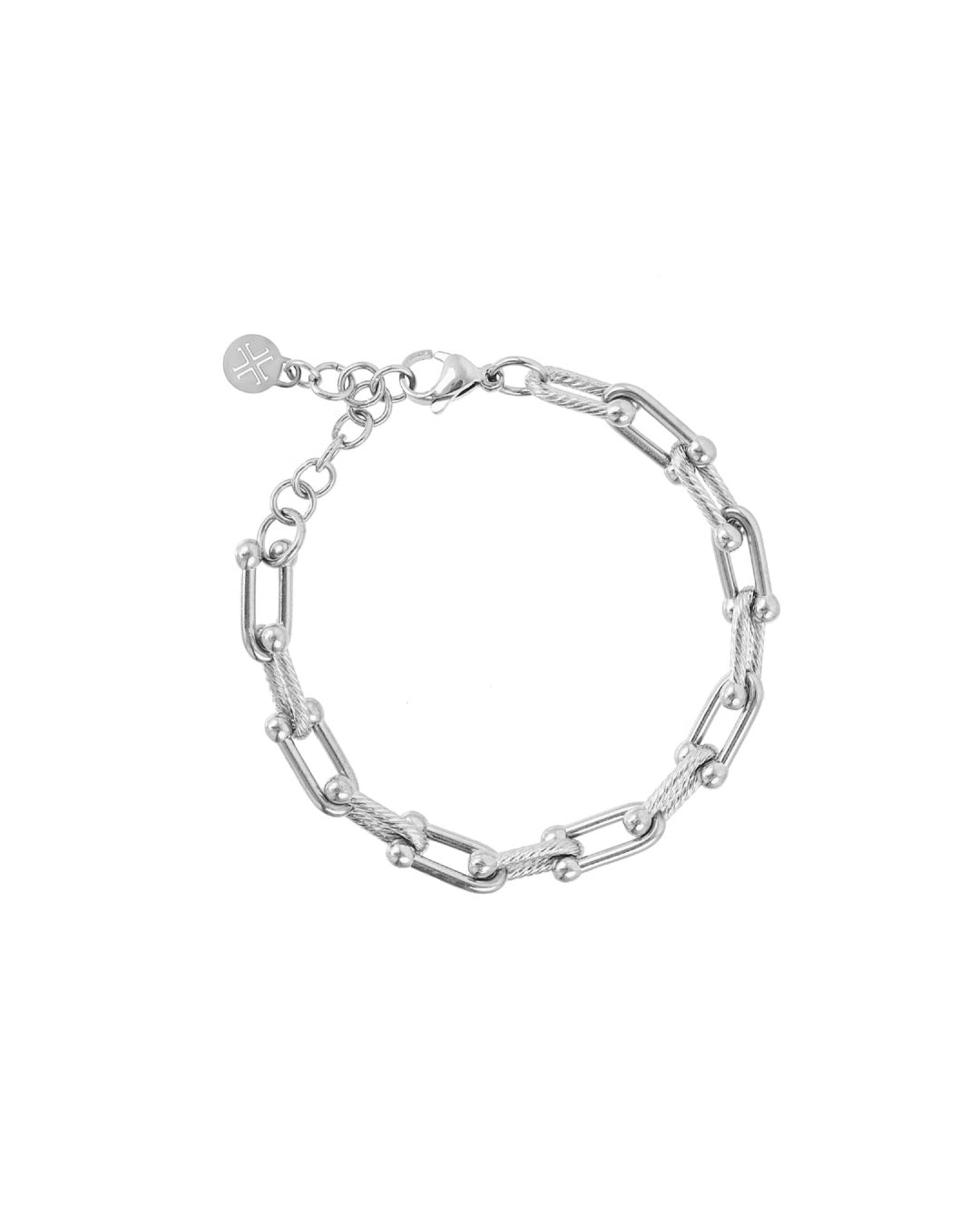Steel U-Shape Horseshoe Link Bracelet | Anartxy
