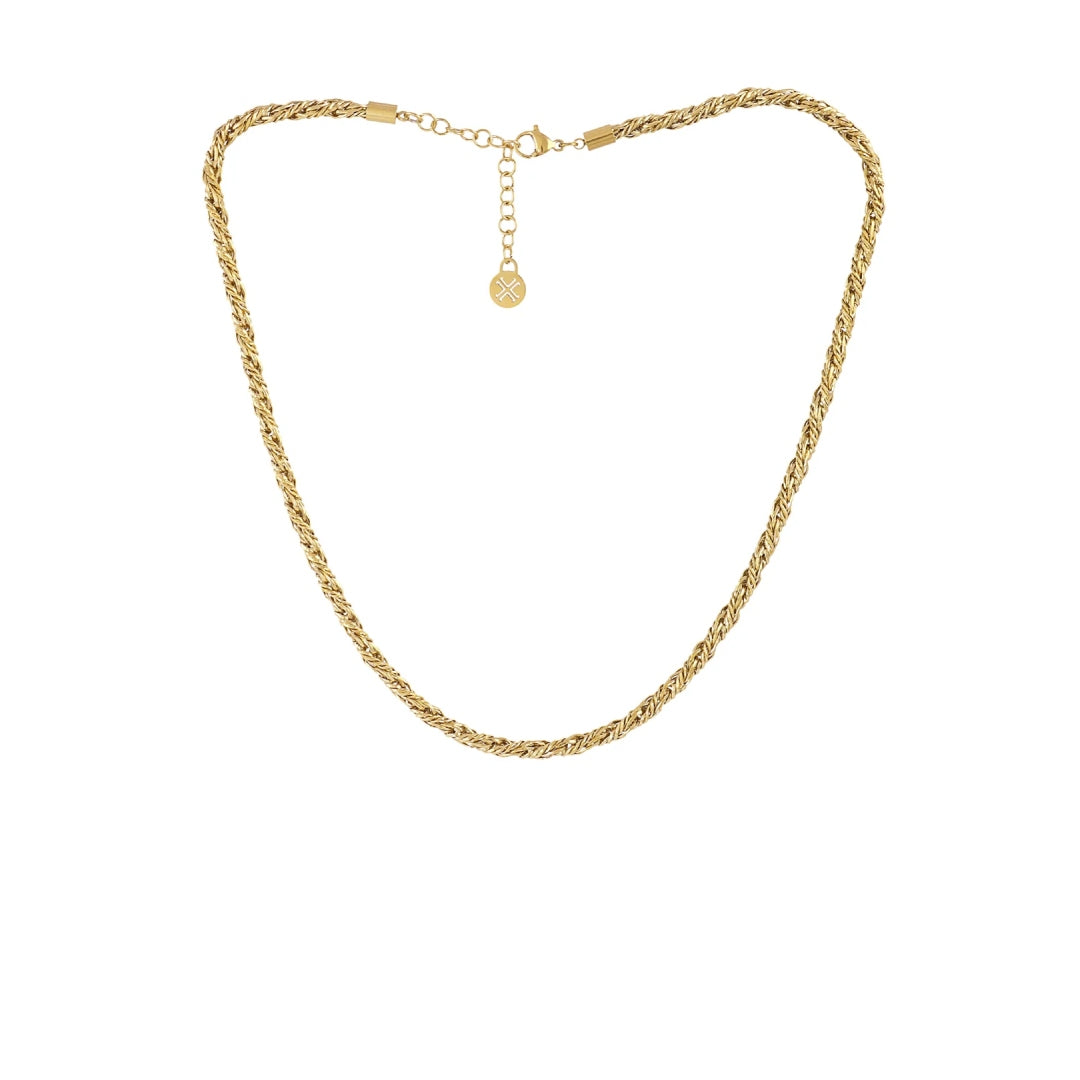 Steel Twist Wire Chain Necklace | Anartxy