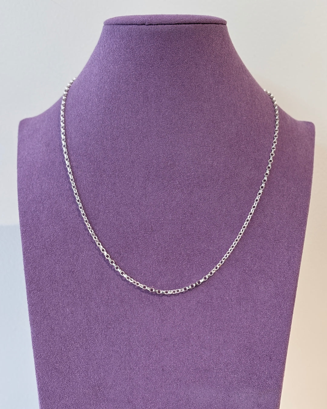 Sterling Silver Belcher Chain Necklace | Letta