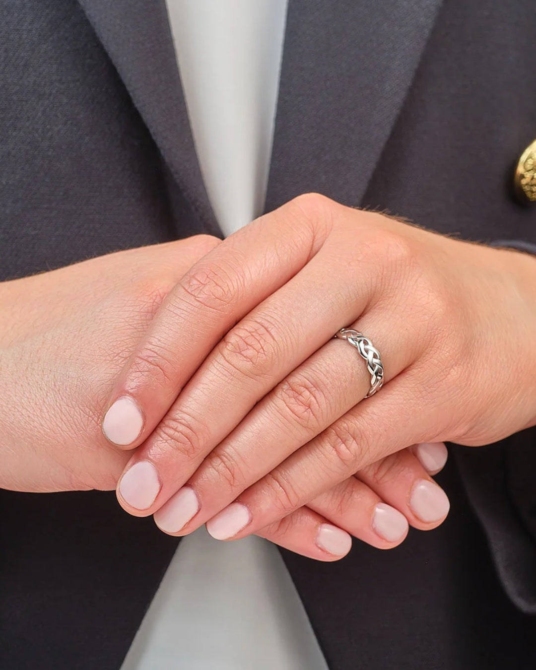 Sterling Silver Celtic Knot Ring | Solvar