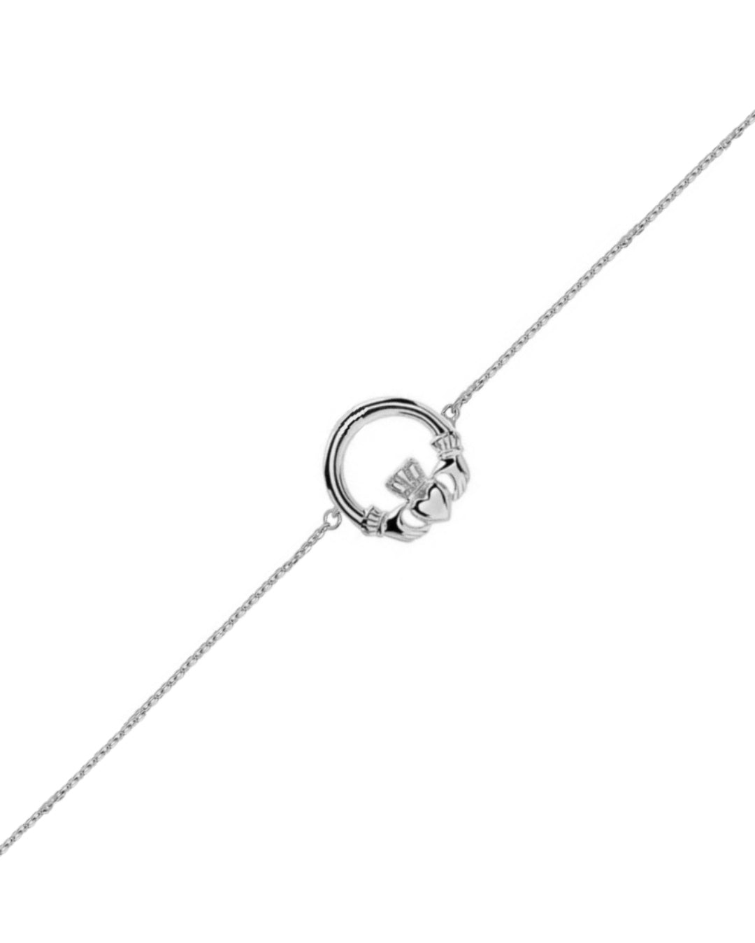 Sterling Silver Claddagh Bracelet | Siofra