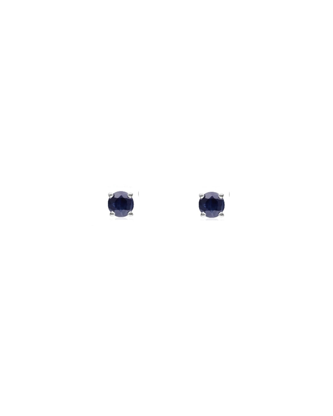 Sterling Silver Coloured Stone Stud Earrings | Aude