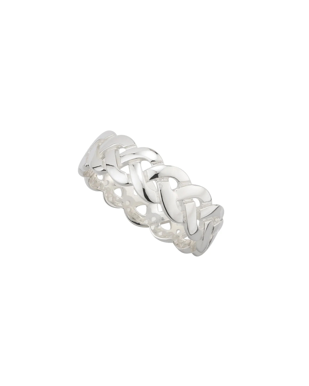 Sterling Silver Heavy Celtic Knot Ring | Solvar