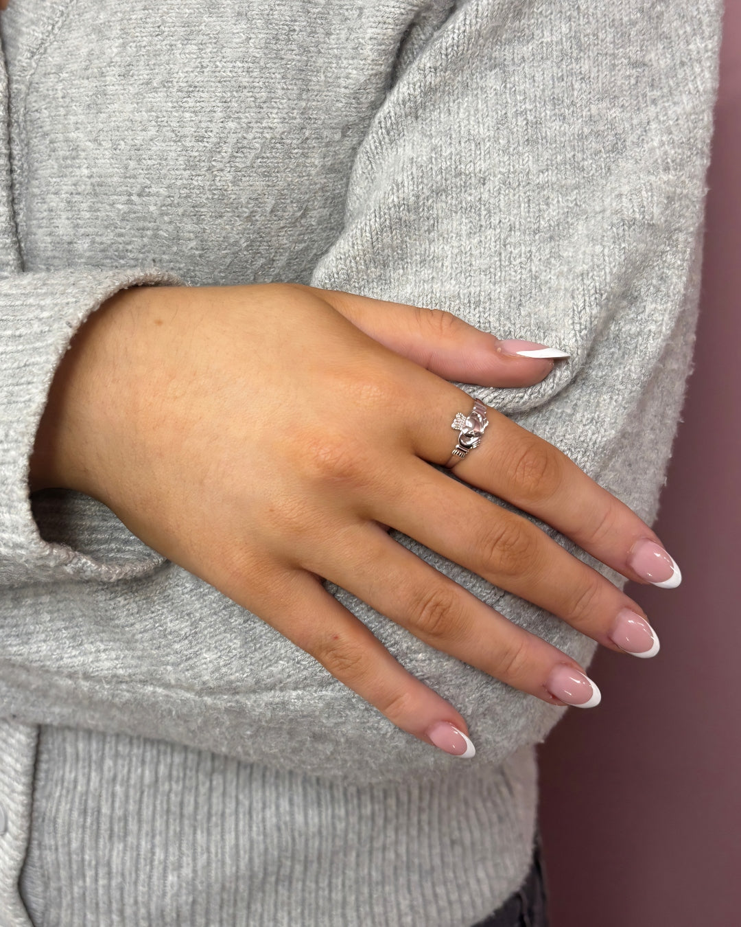 Sterling Silver Light Claddagh Ring