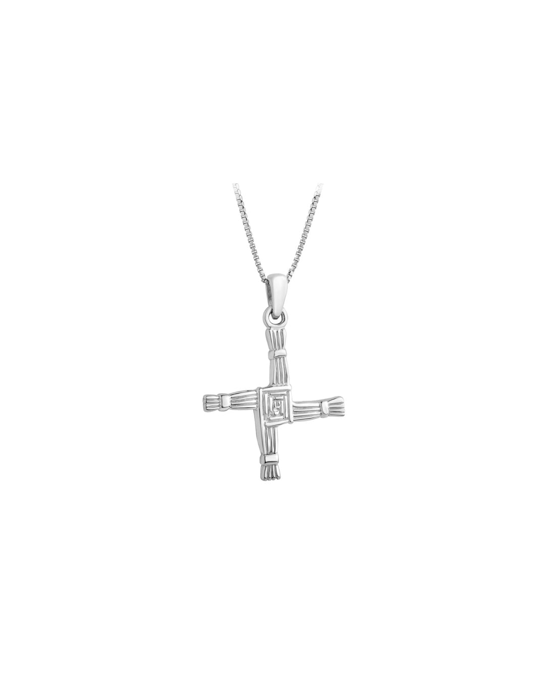 Sterling Silver St Brigids Cross Necklace | Solvar