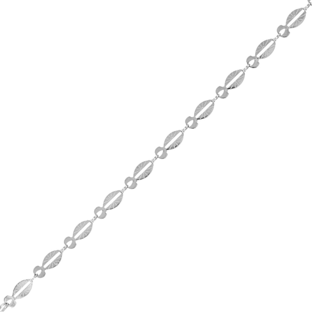 Textured Oval Link Bracelet | Anartxy