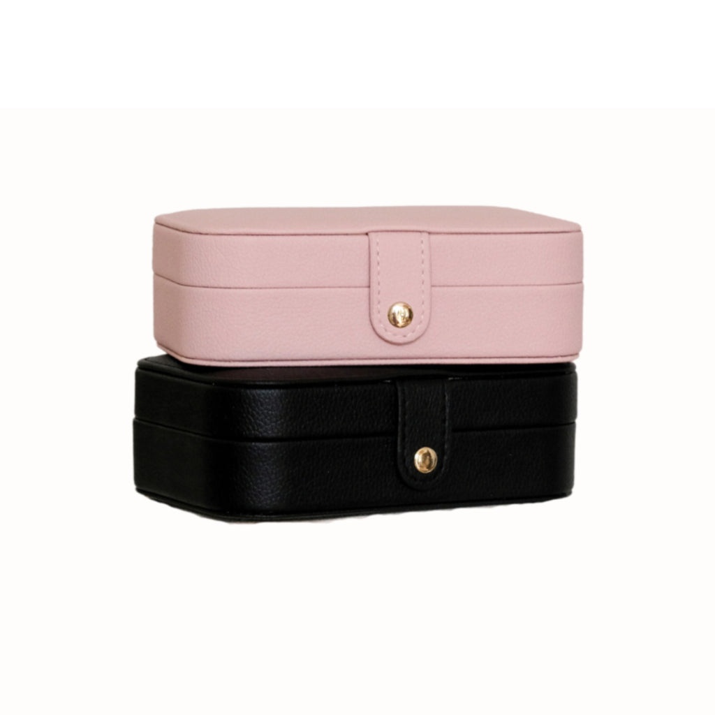 Travel Jewellery Box Faux Leather