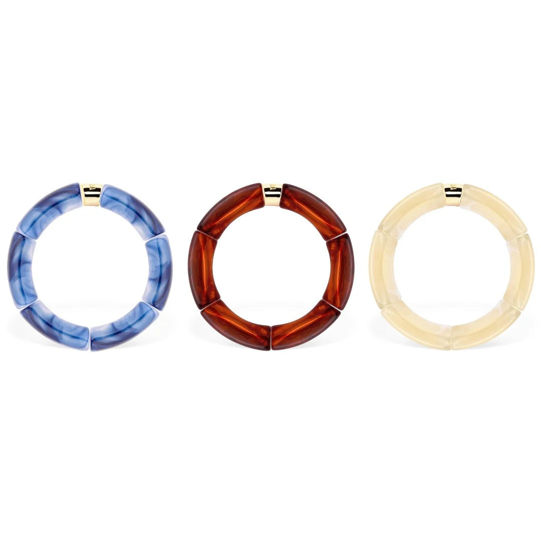 Colourful Resin Bracelet | Igarape Mono | Parabaya