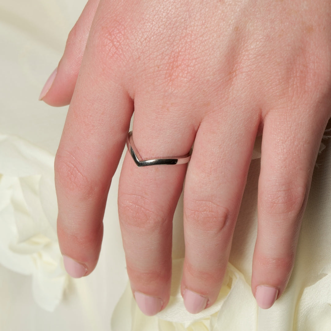 Sterling Silver Wishbone Ring | Myro