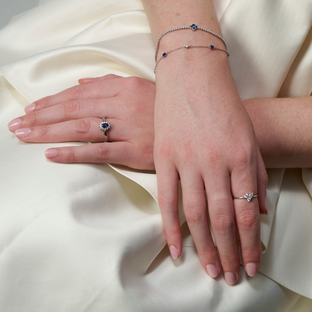 Sterling Silver Constellation Ring | Vela