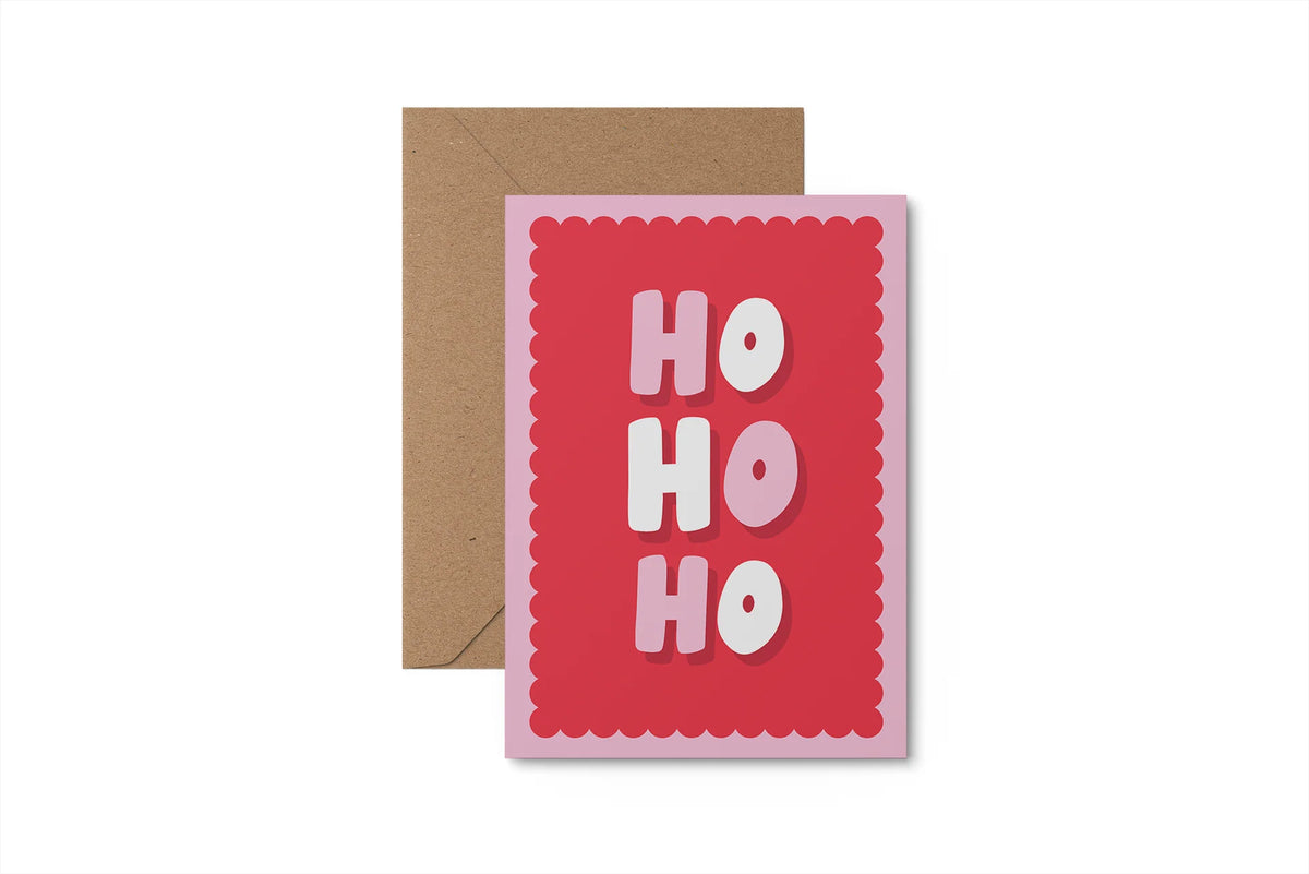 Ho Ho Ho | Christmas Card | Slieve Studio