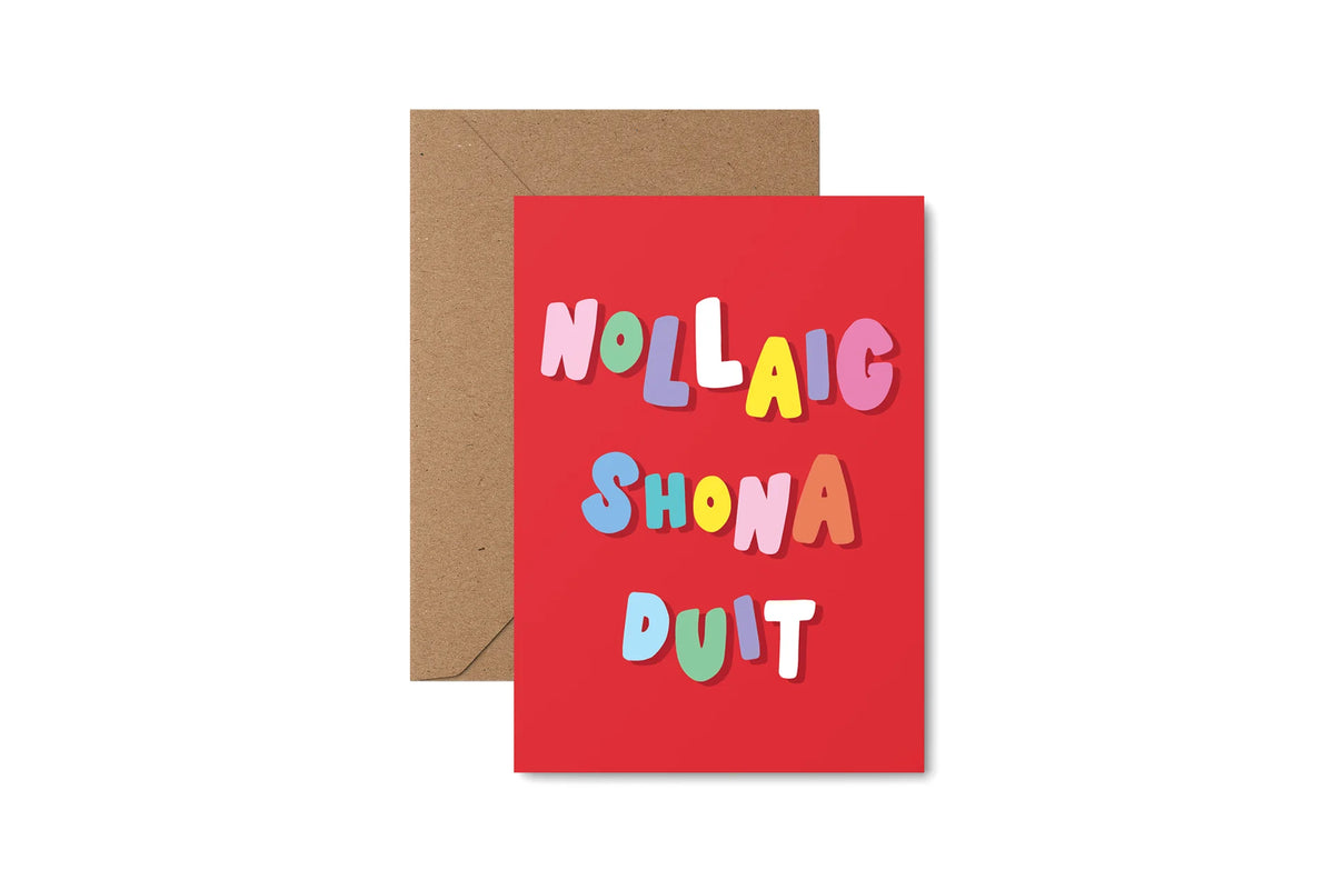 Nollaig Shona Duit | Irish Christmas Card | Slieve Studio