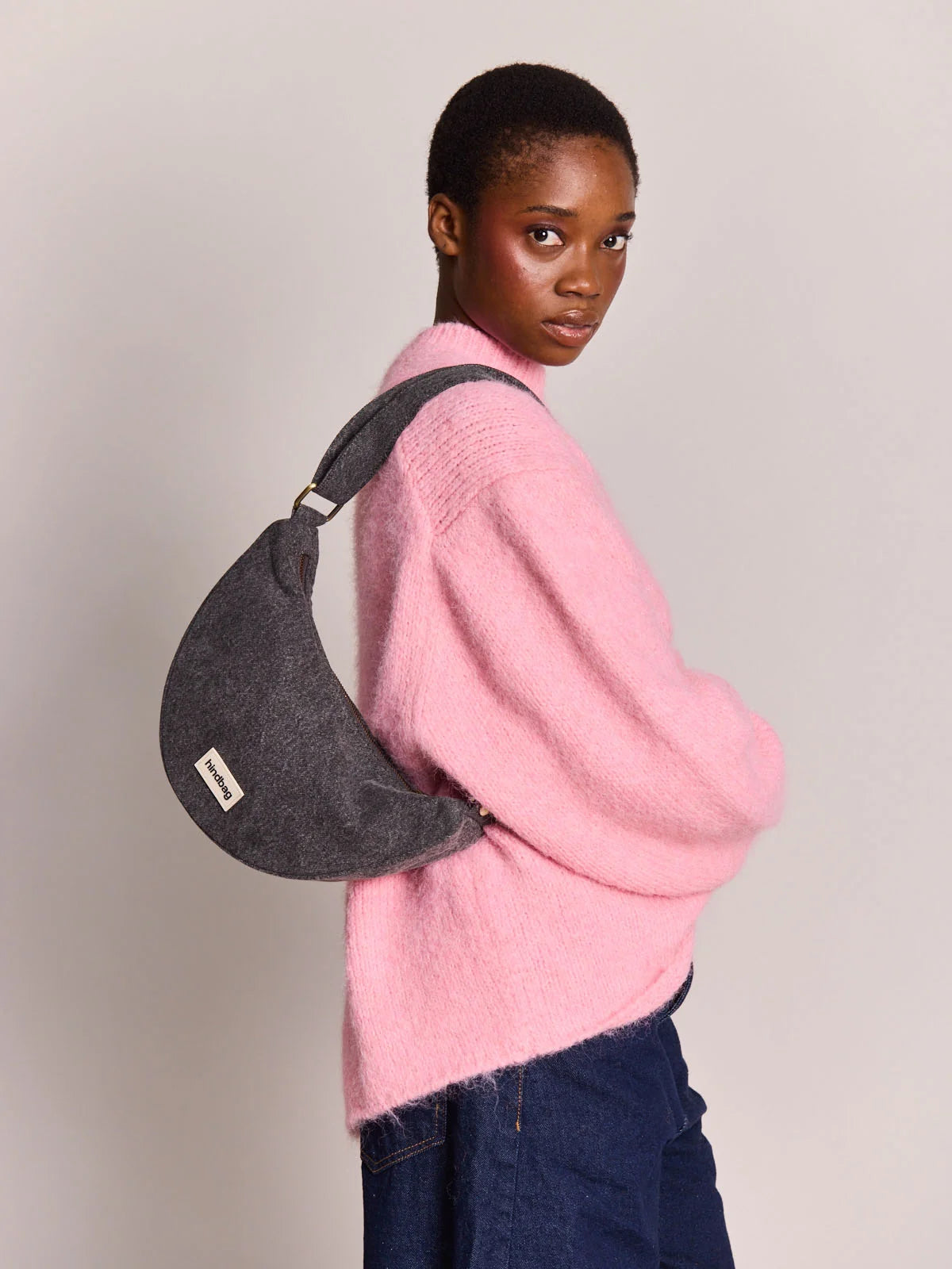 Crossbody Banana Bag | Andrea Denim | Hindbag