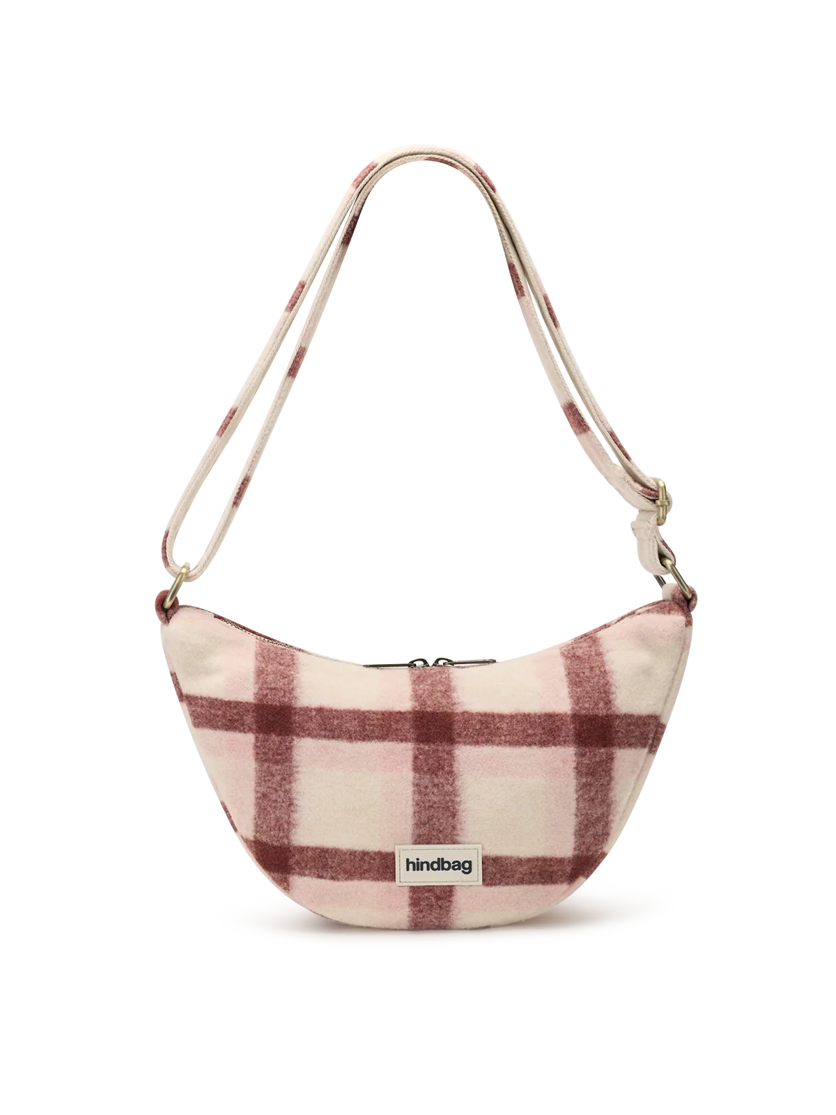Crossbody Banana Bag | Andrea Tartan | Hindbag