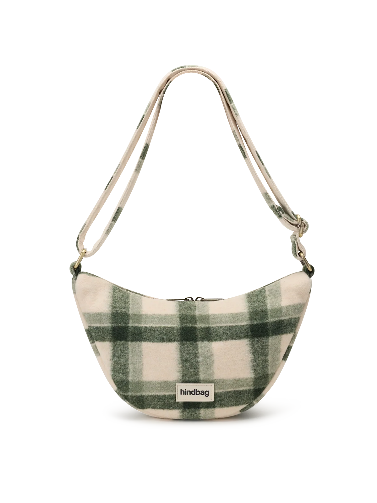 Crossbody Banana Bag | Andrea Tartan | Hindbag