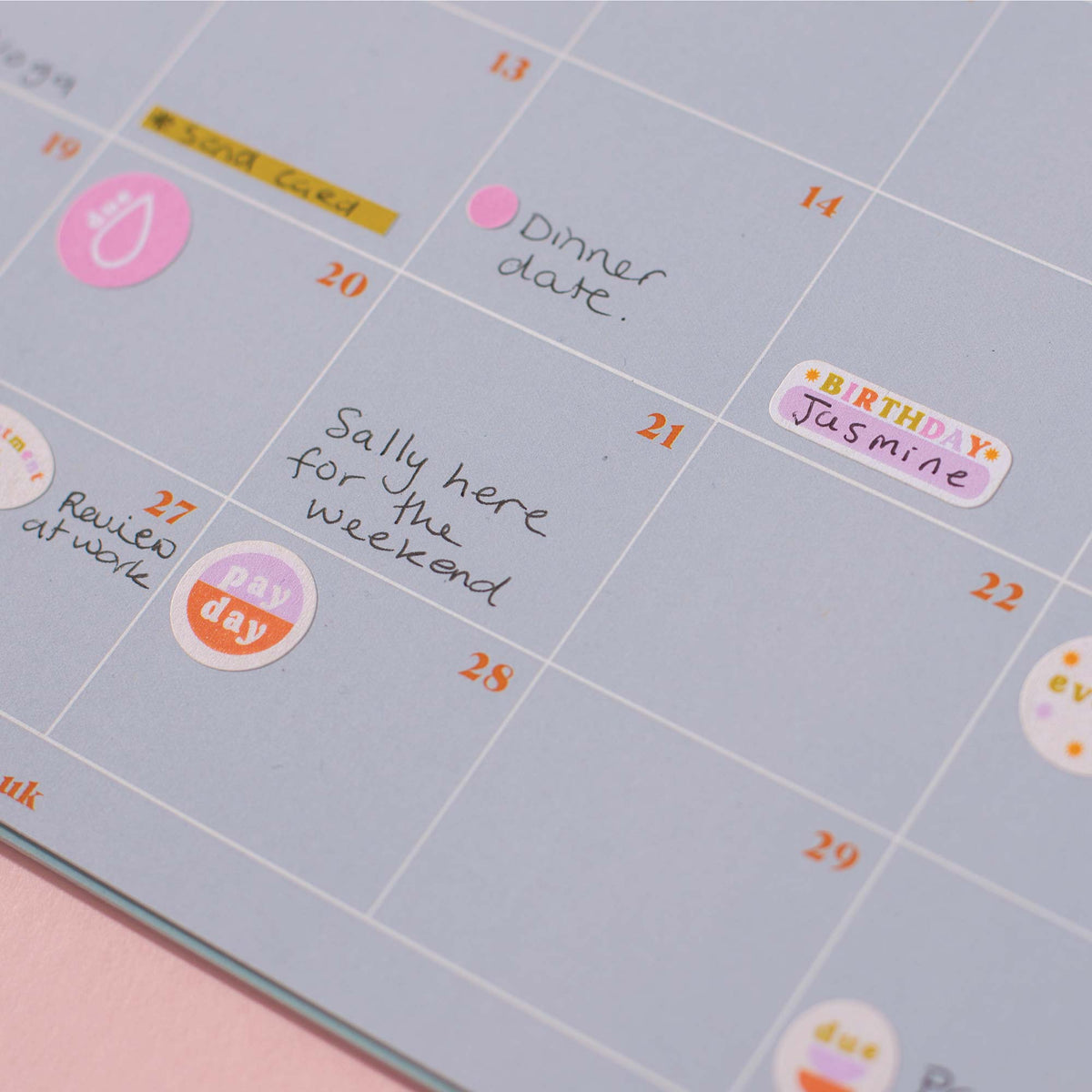 Colourful Planner & Calendar Stickers | Good Tuesday