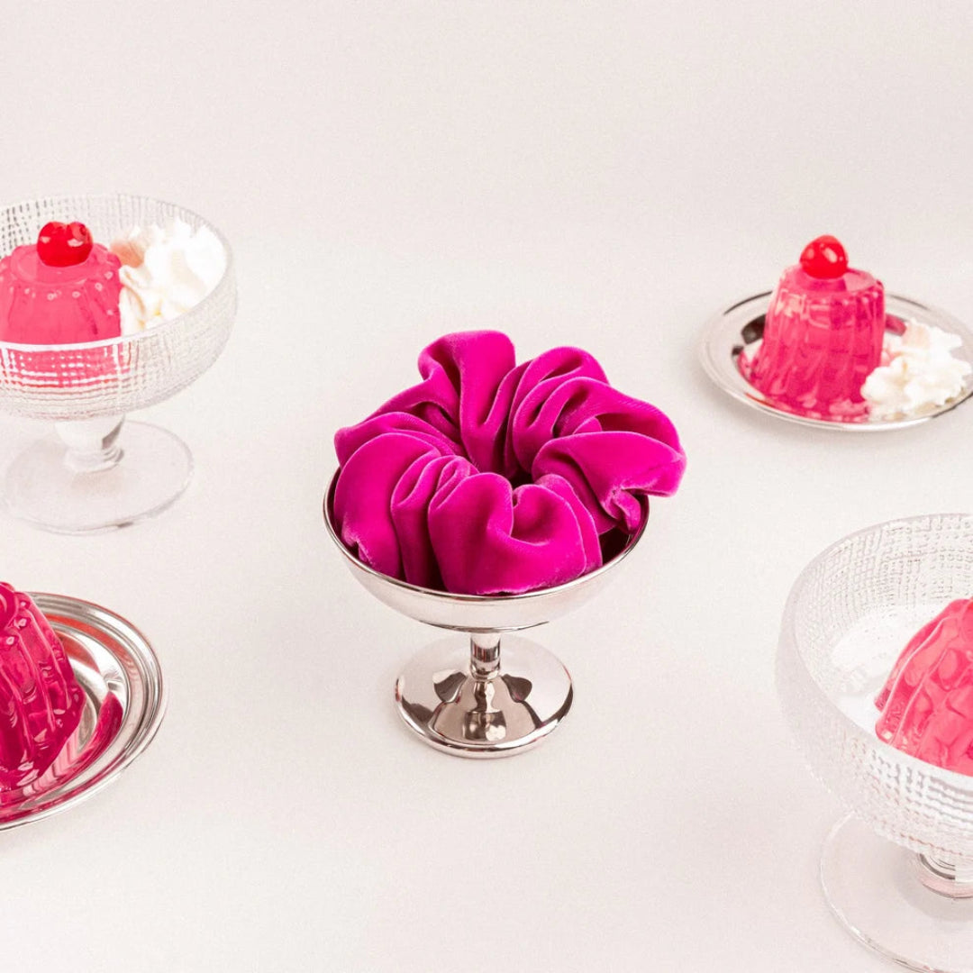 Hair Scrunchie | Barbie Pink Velvet | Chou²