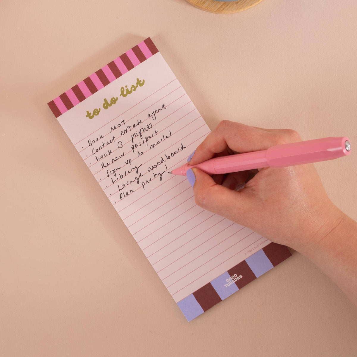 To Do List Pad | Checks & Stripes | Good Tuesday