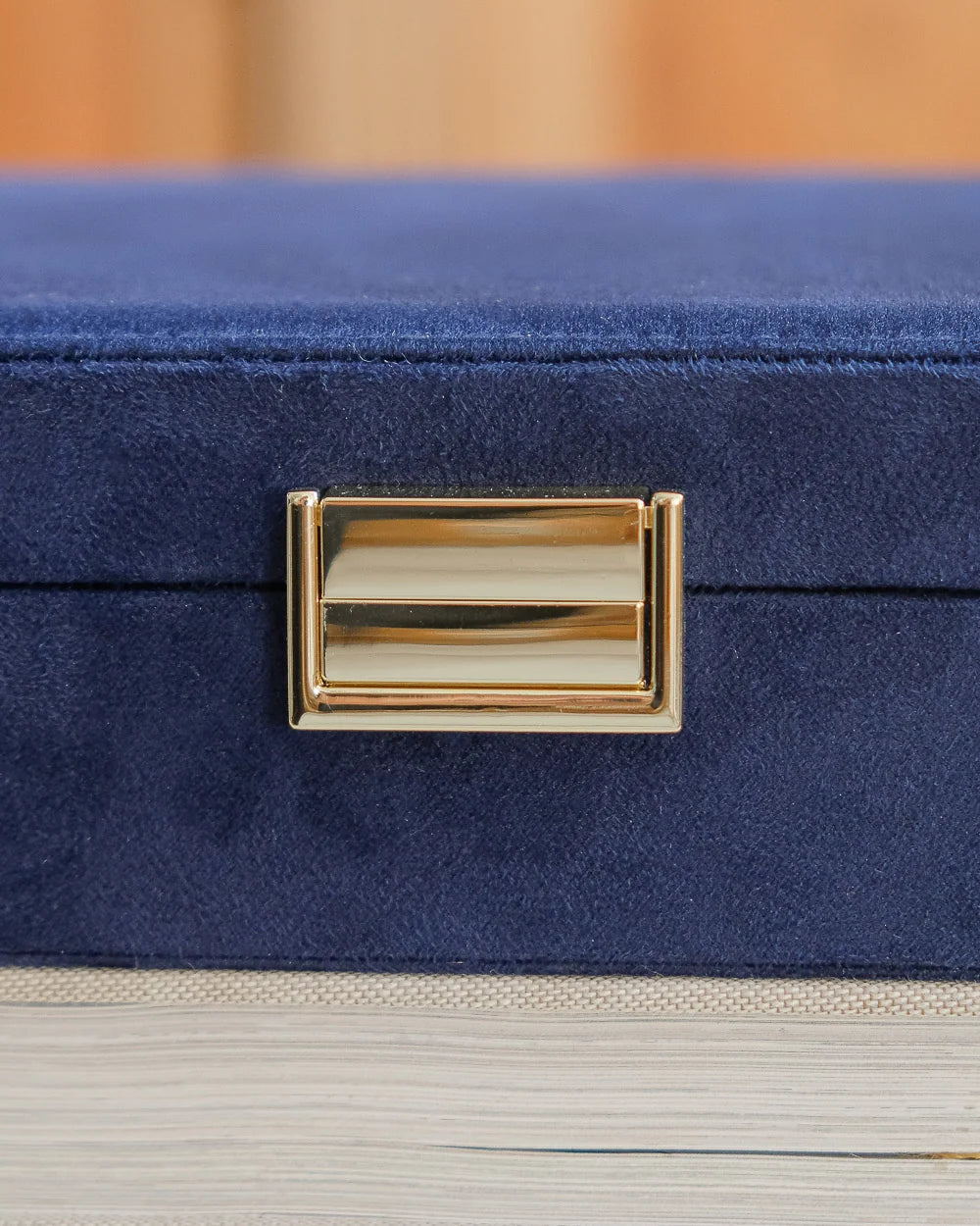 Large Square Jewellery Box | Anne | Velvet | Maison Scarlett