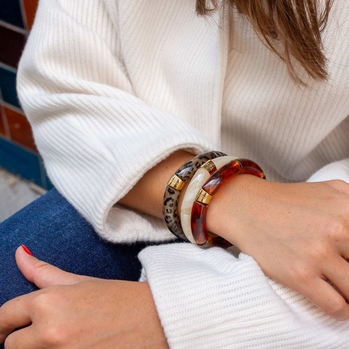 Colourful Resin Bracelet | Feli Mono | Parabaya